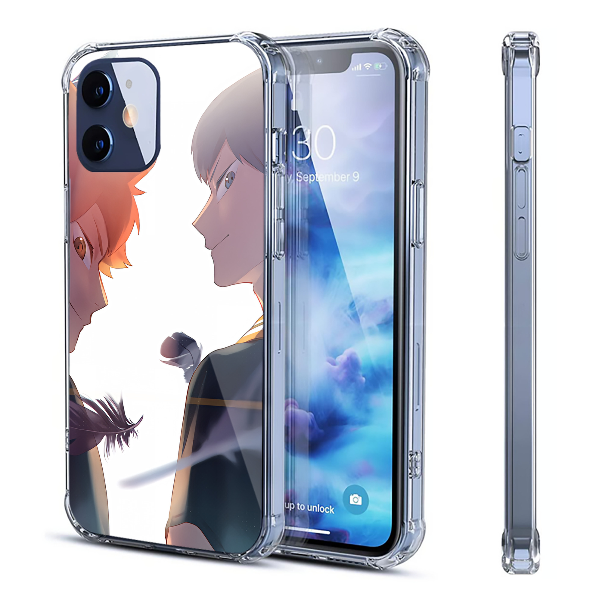 （画像用） ハイキュー!! Haikyu!! 【iPhone 12シリーズ対応】透明スマホケース（クリアソフトケース）